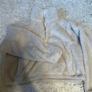 Old navy quarter zip sherpa- size small